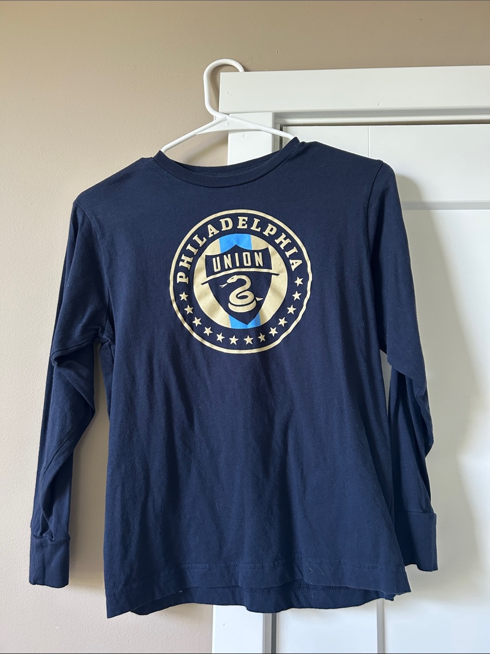 Philadelphia Union Kids Long Sleeve Crew Tee - Navy